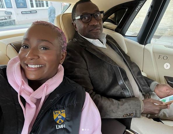 Femi Otedola Proud as Daughter DJ Cuppy Marks New Spiritual Journey