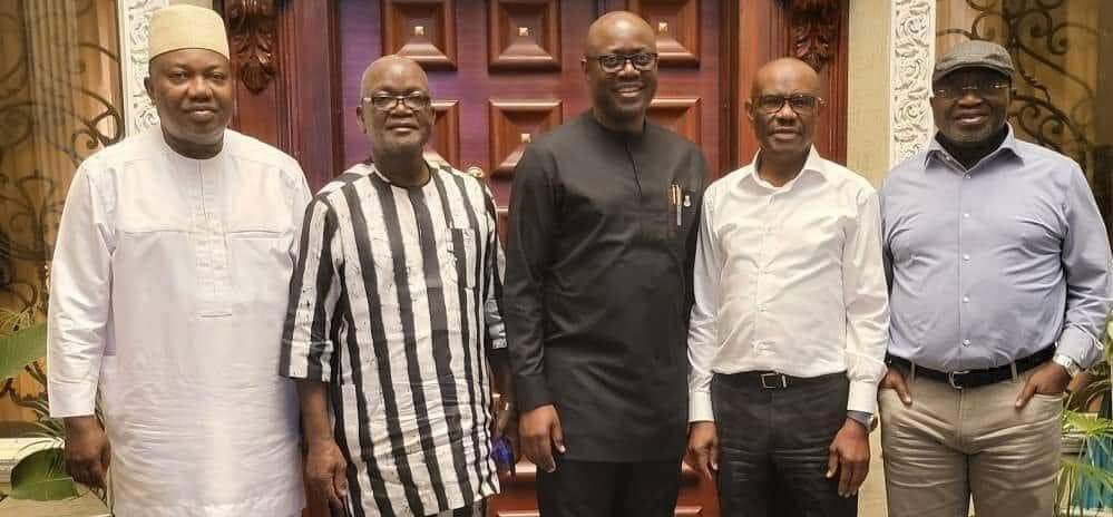PICTORIAL: G5 meets at Wike’s residence.