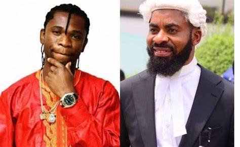 Speed Darlington and his lawyer Adeyanju Deji 