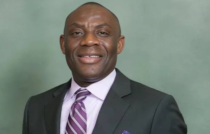 Minister of Education Dr Tunji Alausa addressing journalists in Abuja about the launch of the Tertiary Institution Staff Support Fund aimed at improving welfare and productivity in Nigeria’s tertiary institutions.