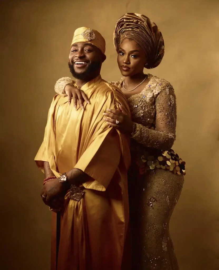 Davido and Chioma his wife
