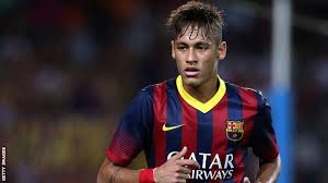 Neymar, a skilled Brazilian footballer, is widely regarded as one of the world's top players.