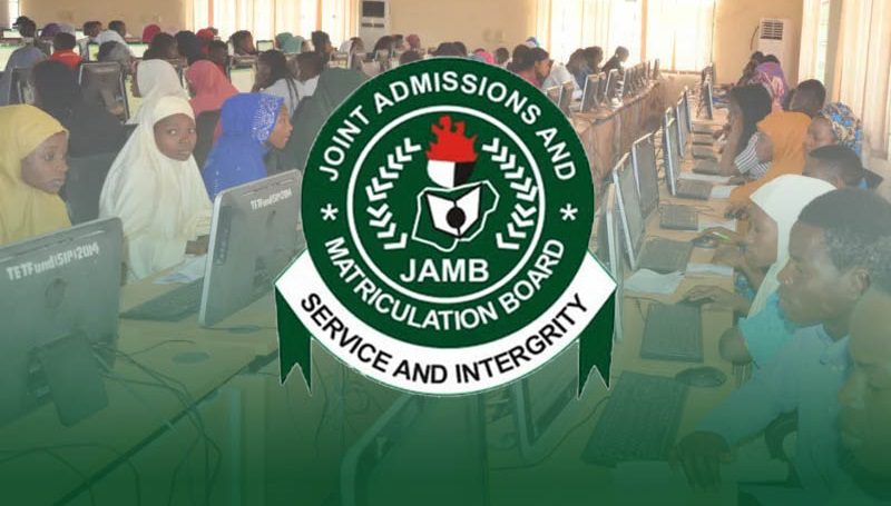 JAMB officials inaugurating exam malpractice probe committee.