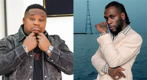 Social media influencer and business man Cubana Chiefpriest and award-winning afrobeat star Burna Boy. 
[Photo credit: Google]