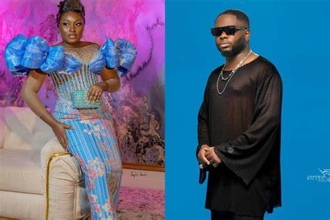 Nigerian Actress, producer Mo Bimpe and Colleague Ibrahim Yekini. [PHOTO CREDIT: GOOGLE]