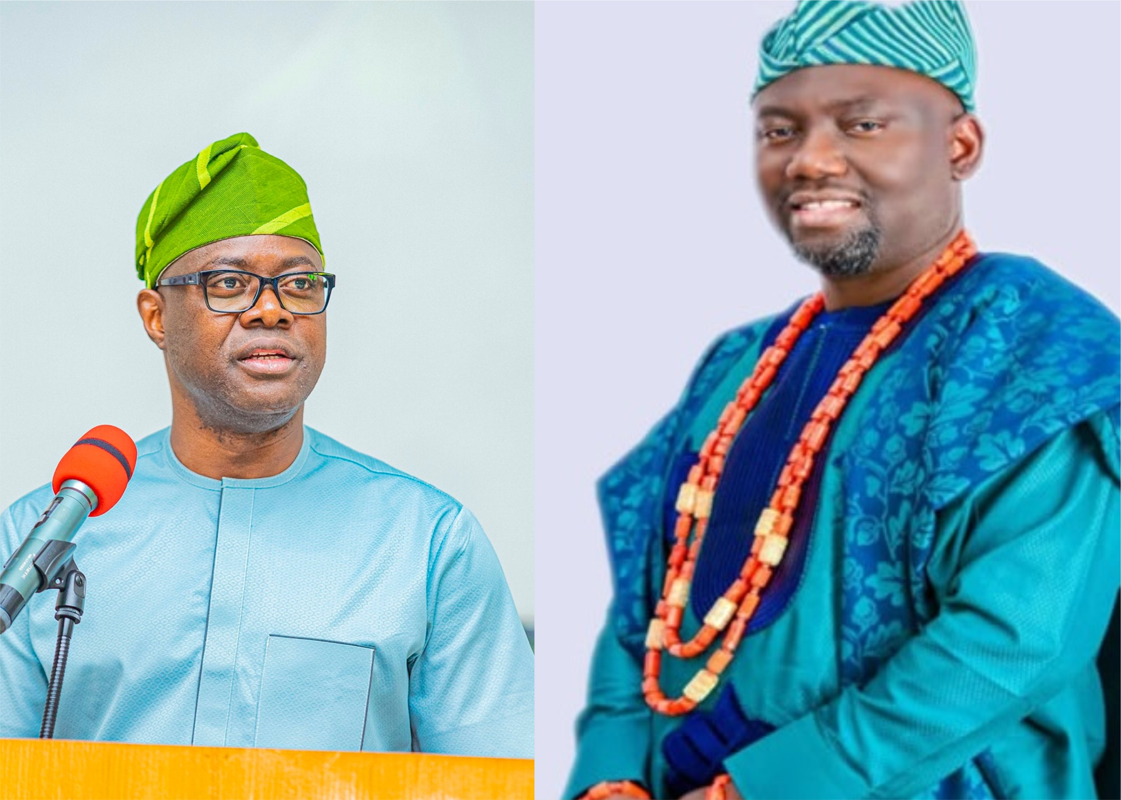 Governor Makinde and Prince Owoade