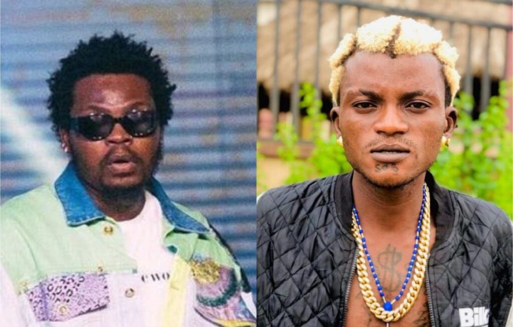 Nigerian rapper Olamide and singer Portable