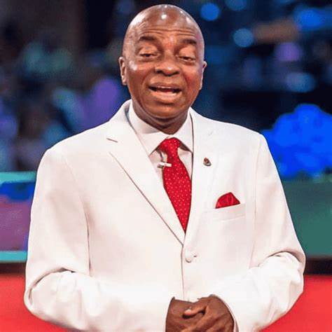 Bishop David Oyedepo speaking during the Shiloh 2025 service at Faith Tabernacle, Ota.