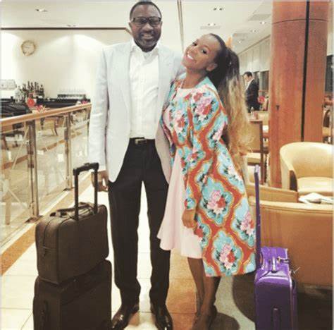 Femi Otedola and daughter DJ Cuppy.