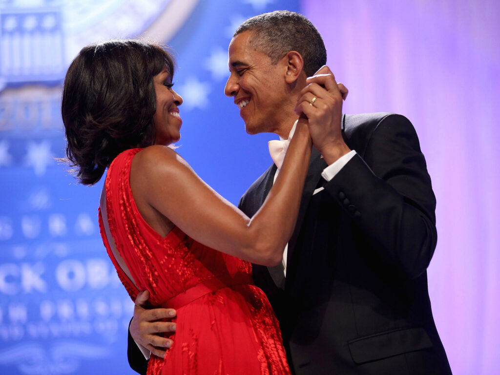 Barrack Obama and Wife Michelle.