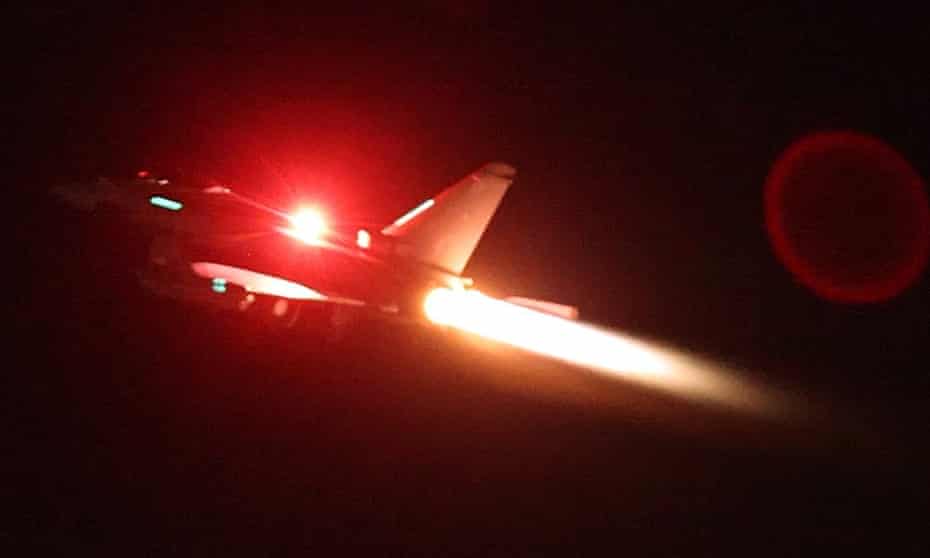 Houthi rebels airstrike