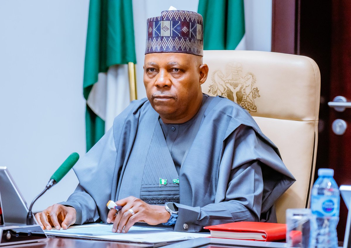 Vice President Kashim Shettima leads National Economic Council meeting as President Tinubu renews call for state police.