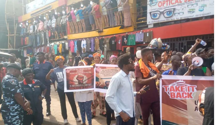 Protesters defy police warnings, rally in Lagos against Cybercrime, emergency rule concerns