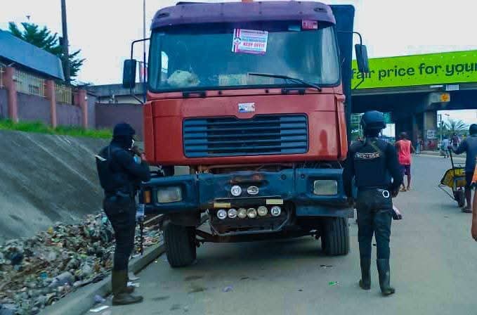 NSCDC intercept truck for oil theft