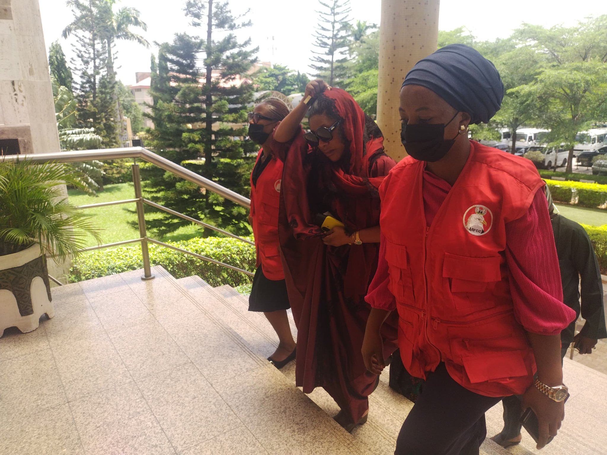 Achimugu appearing in court premises