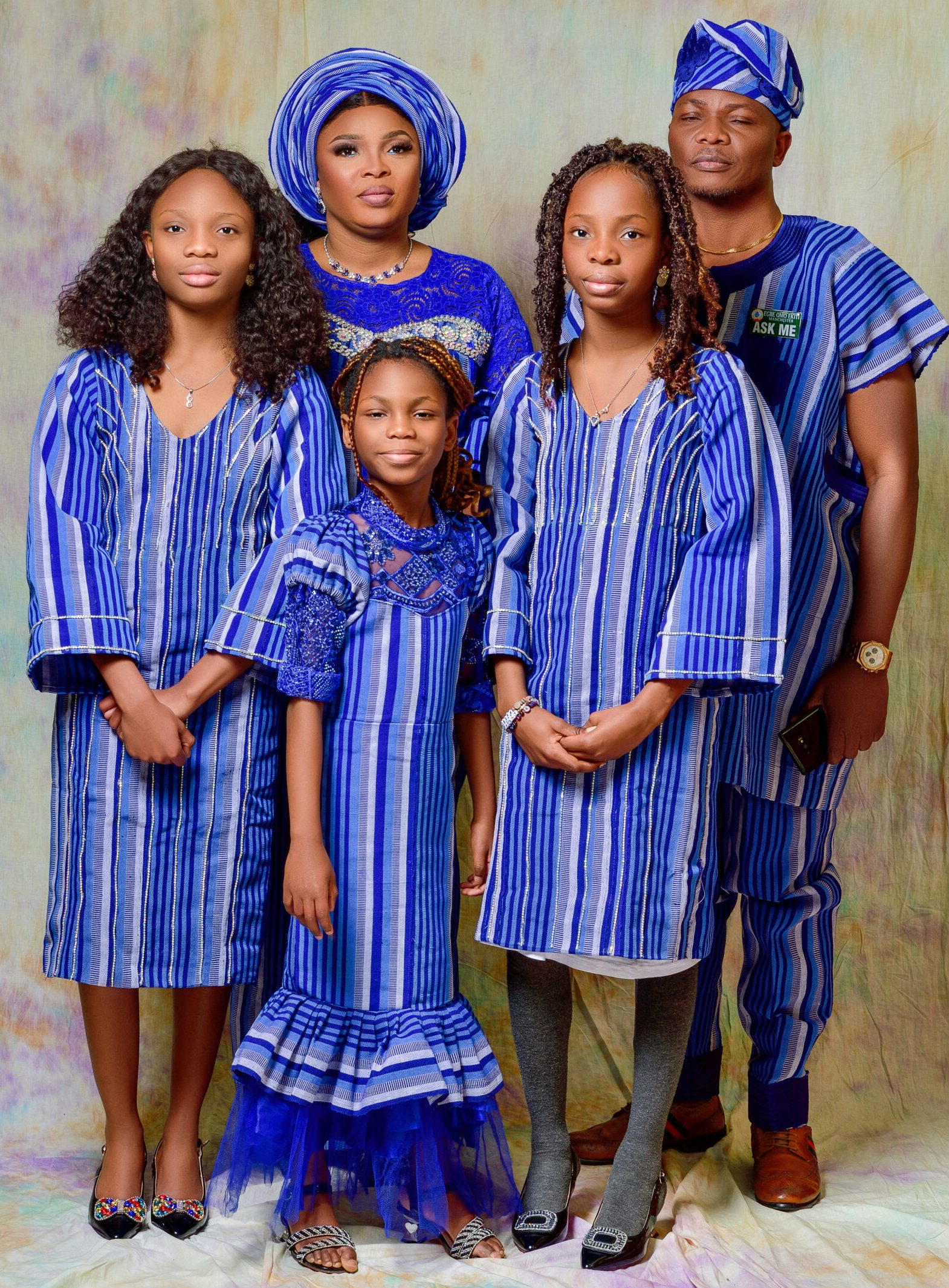 Mr. & Mrs. Owoyemi and their children