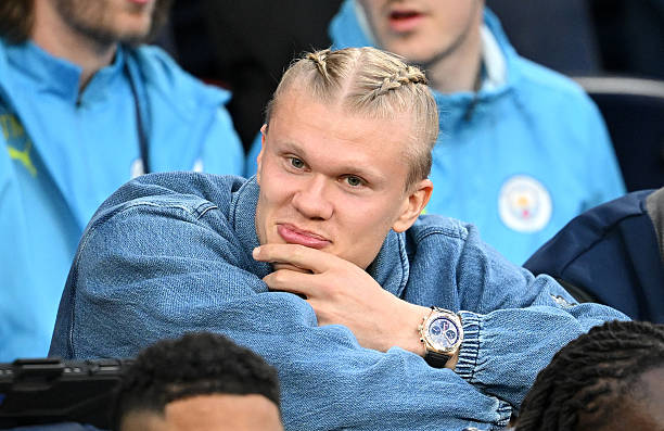 Erling Haaland returns to full training for Man City after ankle injury; Rodri also training but not expected to play until Club World Cup in June.