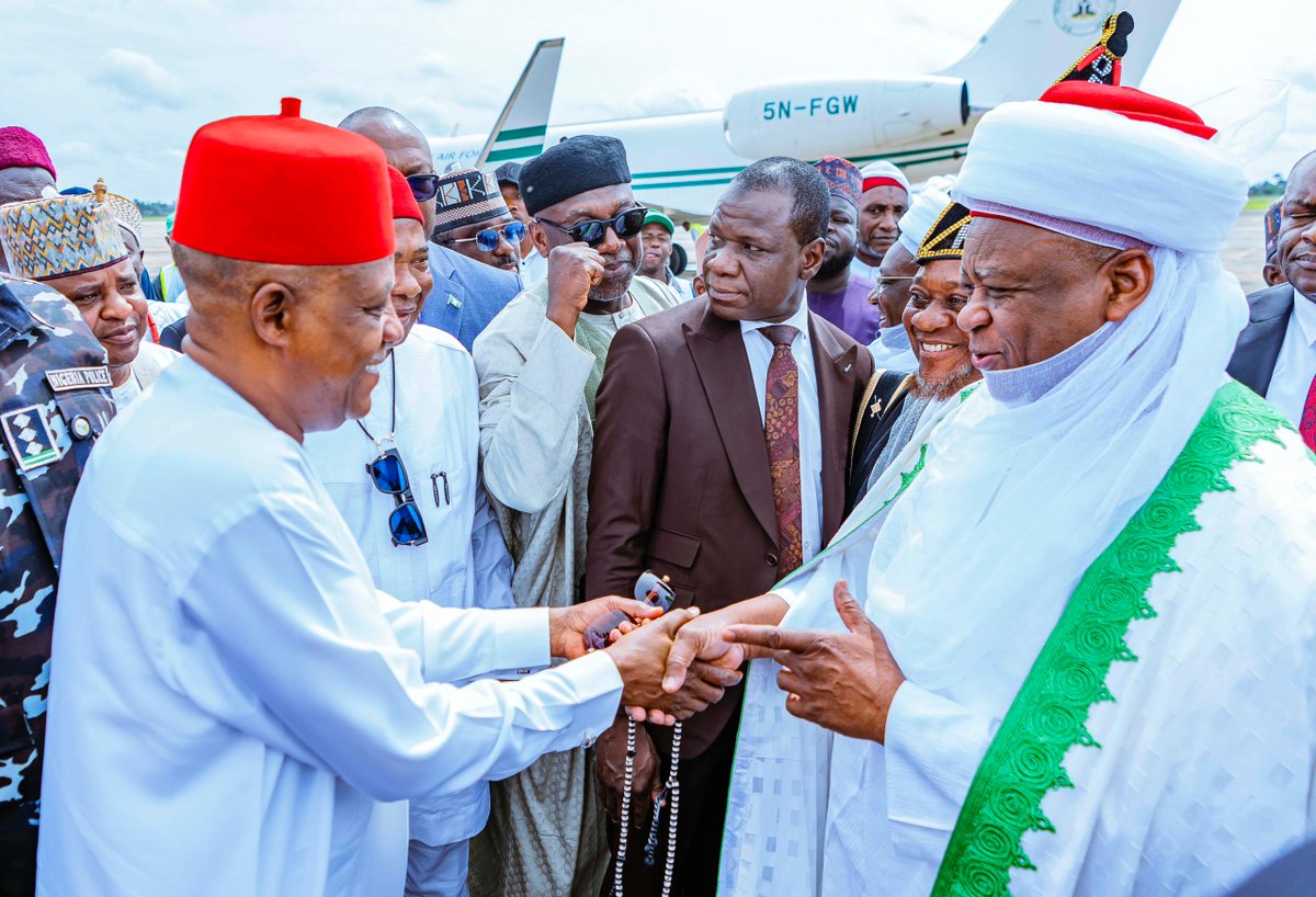 Kashim Shettima flagged off the inaugural airlift of Nigerian pilgrims for the 2025 Hajj at the Sam Mbakwe International Cargo Airport in Owerri, Imo State.
