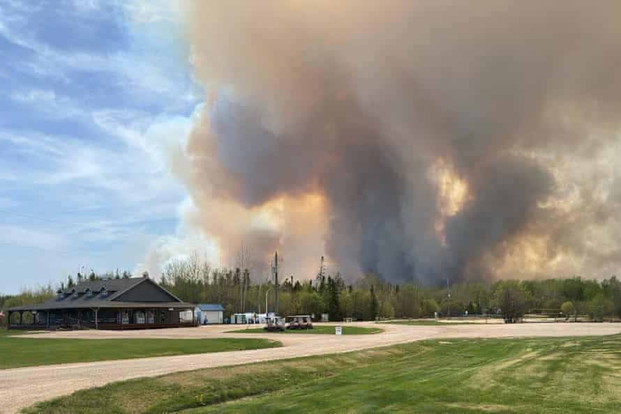 wildfire ravages Canada