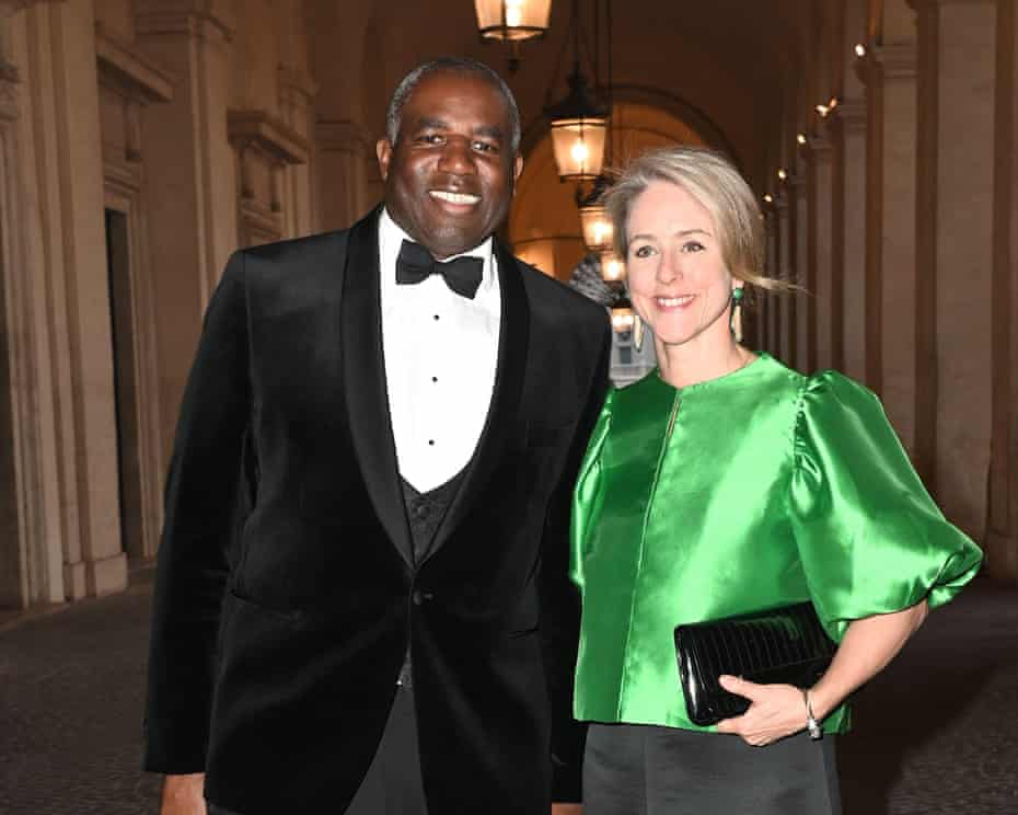 David Lammy and wife