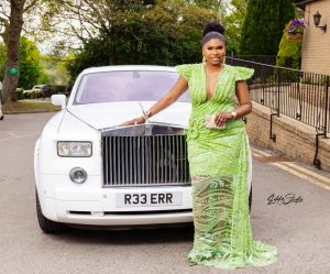 Funmi celebrated her 45th birthday with a Rolls Royce