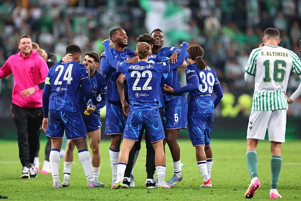 Chelsea stun Betis 4-1 to win Conference League, becoming first club to win all 4 major UEFA trophies after second-half goals from Fernández, Jackson, Sancho & Caicedo.