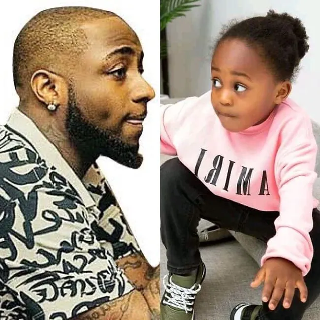 Davido and late son Ifeanyi