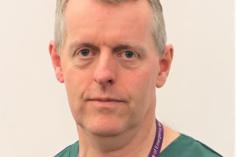 Dr Adrian Boyle has warned government policy is neglecting the elderly (Royal College of Emergency Medicine )