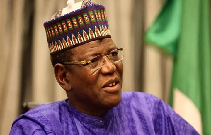 Sule Lamido speaking at PDP convention in Abuja, urging members to return and support party unity