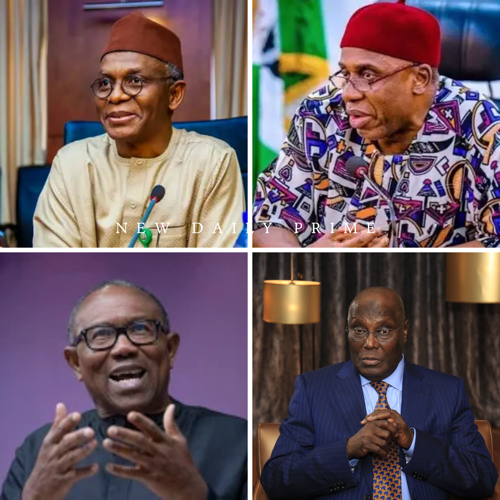 Atiku abubakar, Rotimi Amaechi, peter obi, Nasir El-Rufai