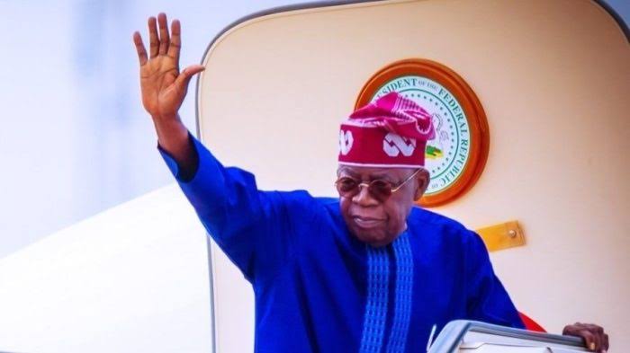 Tinubu jets to Lagos