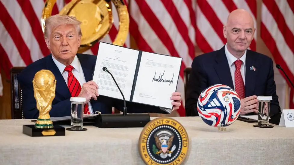 Trump suggests letting Russia play in the 2026 World Cup could be an incentive to end the Ukraine war, calling it a chance to "get them to stop."