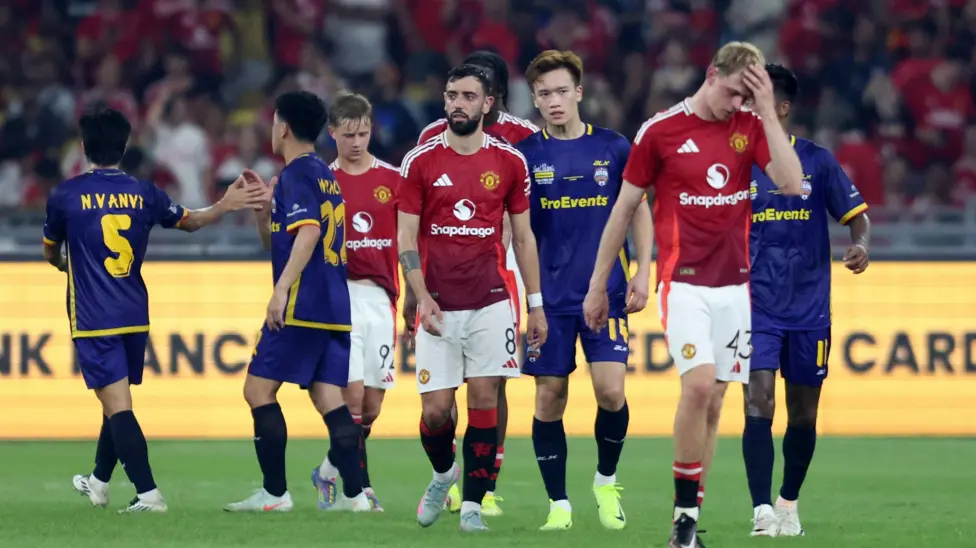 Man Utd booed off after 1-0 loss to ASEAN All-Stars in Malaysia as post-season tour begins badly; Amorim says boos "something we need" after dismal season.
