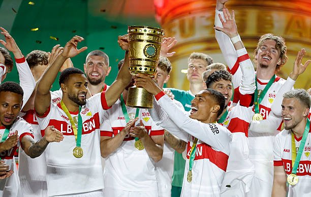 Stuttgart won the DFB-Pokal final 4-2 over third-division Arminia Bielefeld, who made history by scoring but couldn’t complete their fairytale run.