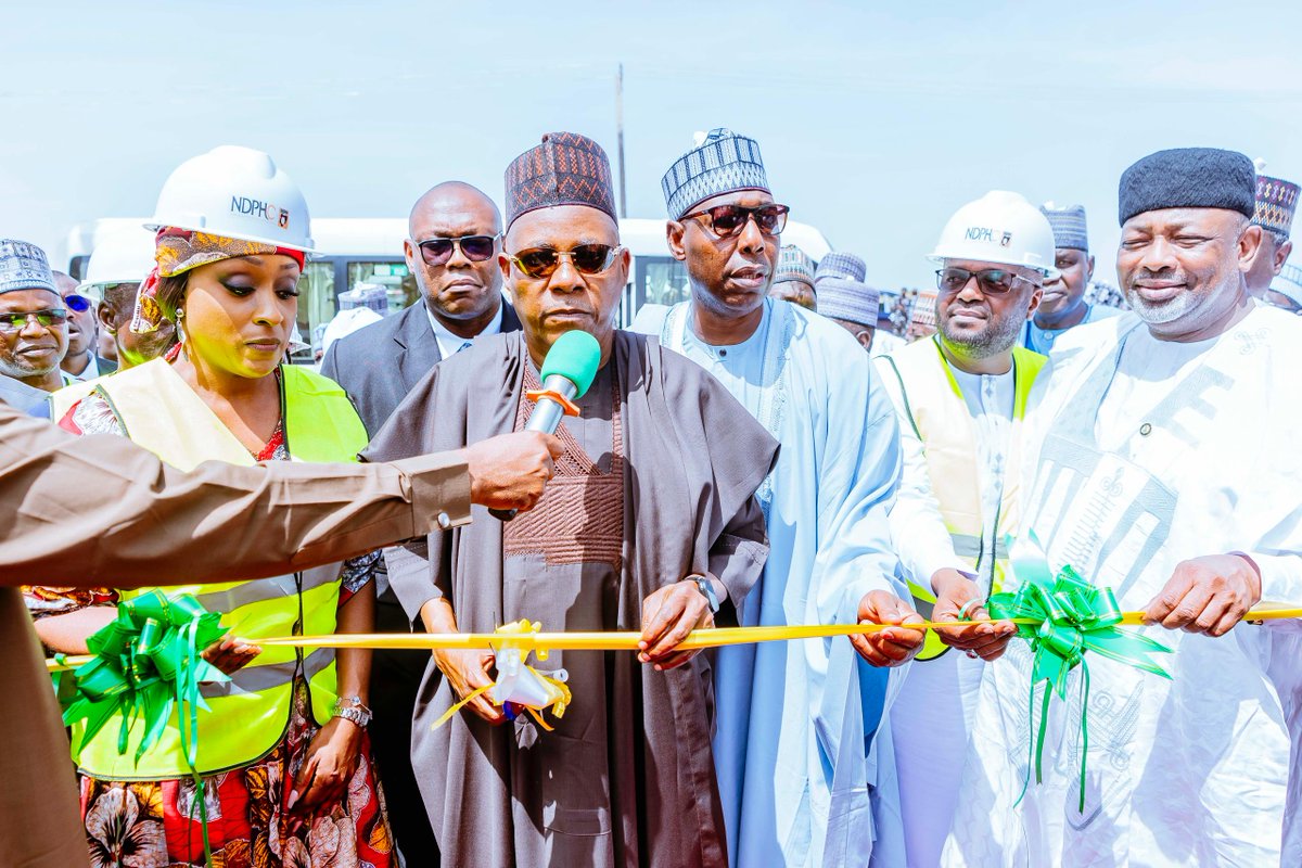 Kashim Shettima commissioning project in Borno State