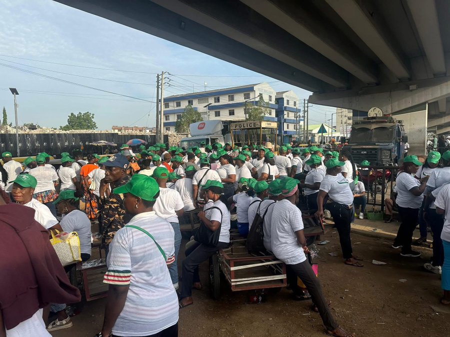 The protesters on Democracy Day