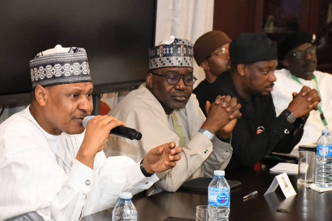 Nigeria Minister of Information and Orientation Mohammed Idris and other delegates from over 50 African countries