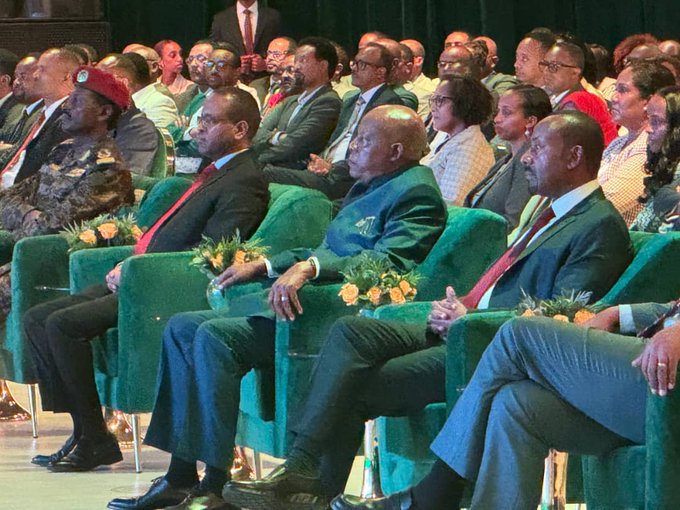 Kashim Shettima and other leaders at the official launch of Ethiopia’s Green Legacy Initiative (GLI) in Addis Ababa