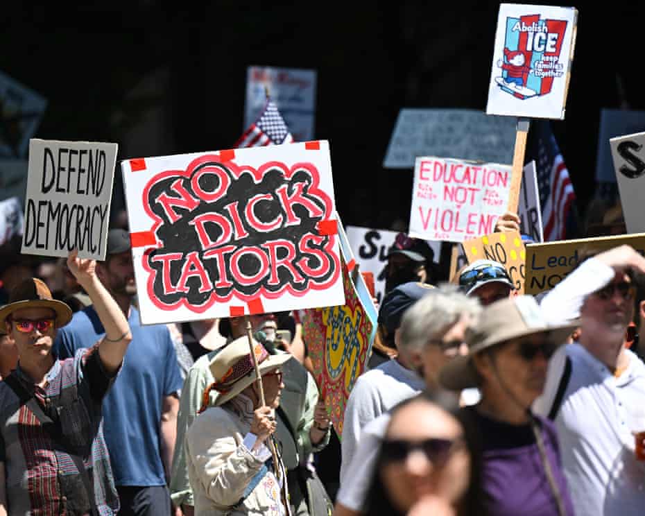 Millions join 'No Kings' protests nationwide against Trump’s authoritarian tactics