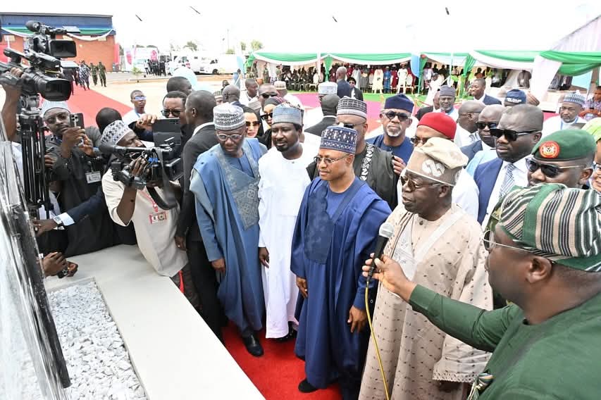 Bola Tinubu inaugurated several key projects in Kaduna