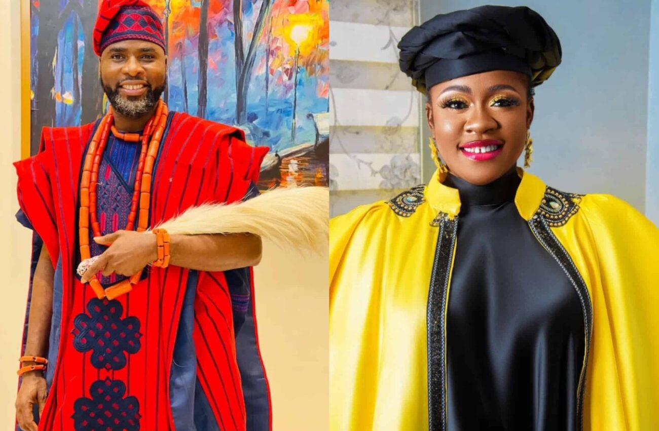 Ibrahim Chatta and estranged wife, Olayinka Solomon