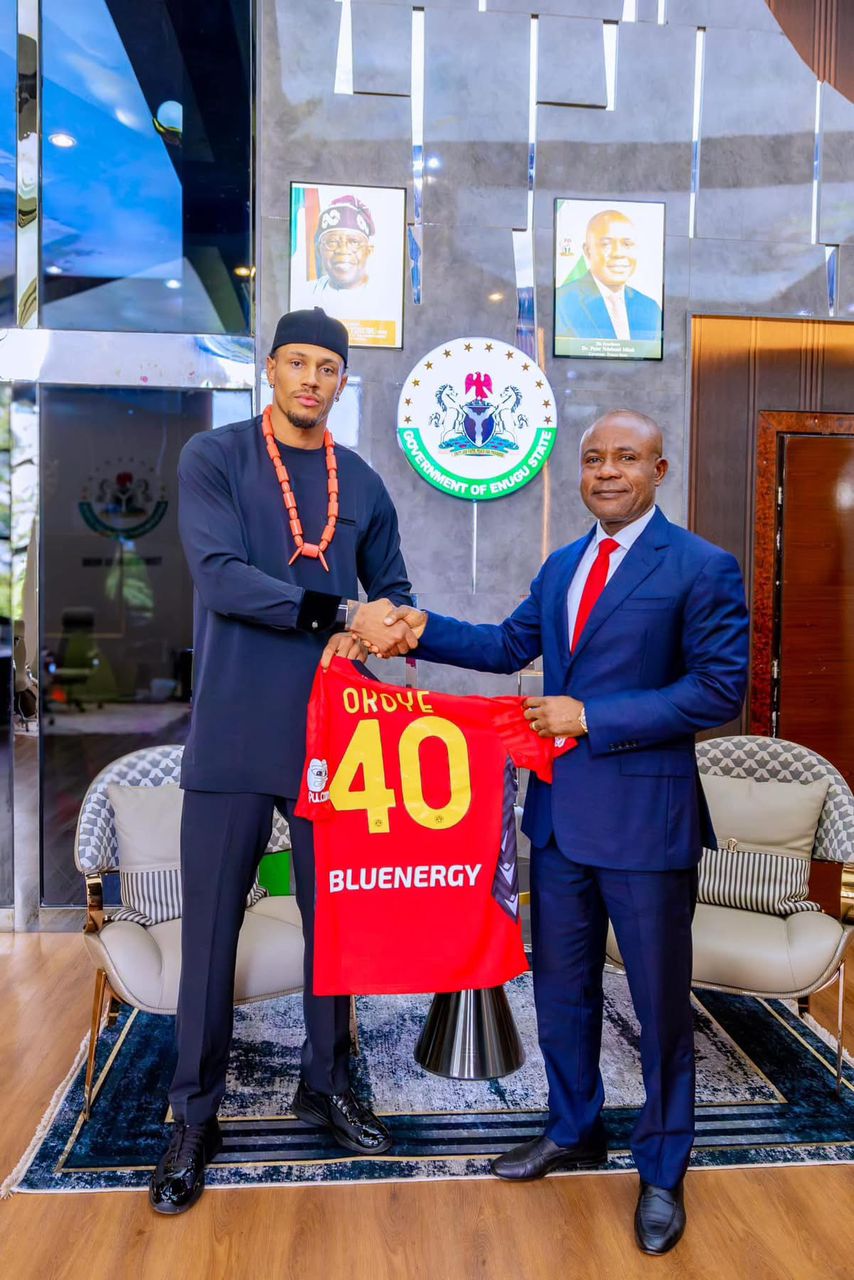 Gov Mbah appoints Super Eagle’s goalie Okoye as Enugu ambassador