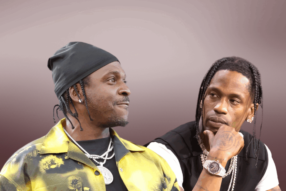 Pusha T and Travis Scott