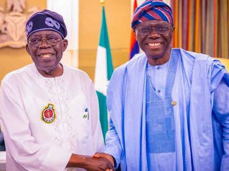 Babajide Sanwo-Olu and Bola Tinubu