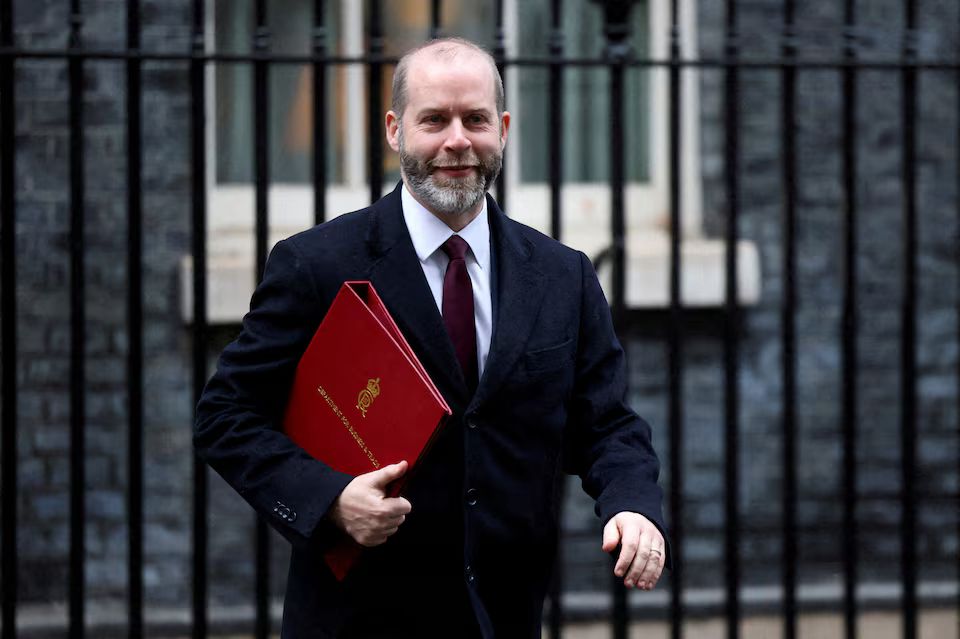 Britain’s Trade Secretary Jonathan Reynolds
