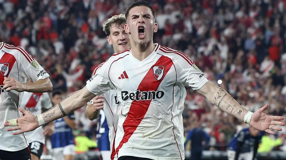 Real Madrid sign 17-year-old Franco Mastantuono from River Plate for €45m, making him the youngest Argentine to debut in a competitive international match.