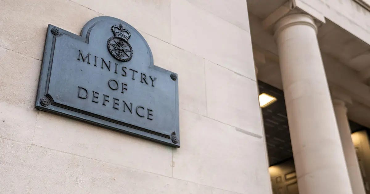 UK Ministry of Defence's security logo