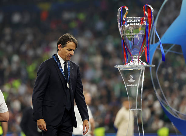 Simone Inzaghi leaves Inter Milan by mutual agreement days after PSG's 5-0 UCL final win; ex-Lazio boss linked with Saudi side Al-Hilal.