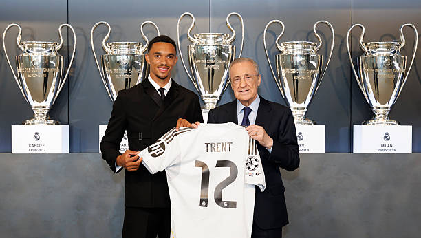 Trent Alexander-Arnold joins Real Madrid, calling it a "dream come true" after leaving Liverpool. He signs a 6-year deal and impresses with fluent Spanish.