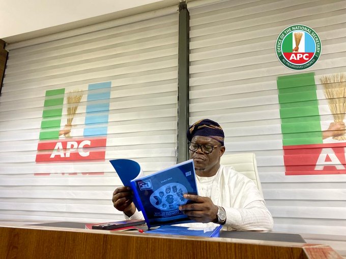 Senator Ajibola Basiru, APC National Secretary,